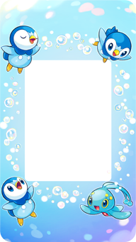 Arrière-plan — Manaphy & Piplup