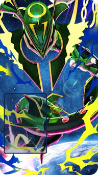 Arrière-plan — Mega Rayquaza