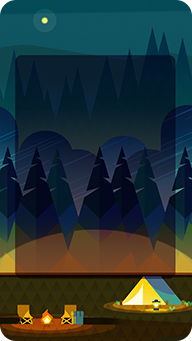 Arrière-plan — Nighttime Camping