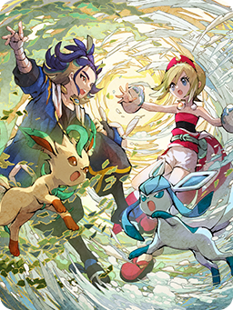 Couverture — Adaman & Irida & Leafeon & Glaceon