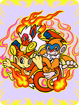 Couverture — Chimchar & Monferno & Infernape