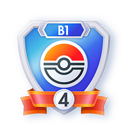 Insigne Saison B1 — Poké Ball rang 4