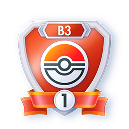 Insigne Saison B3 — Poké Ball rang 1