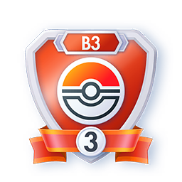 Insigne Saison B3 — Poké Ball rang 3