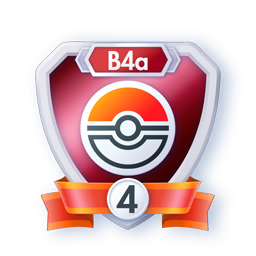 Insigne Saison B4a — Poké Ball rang 4