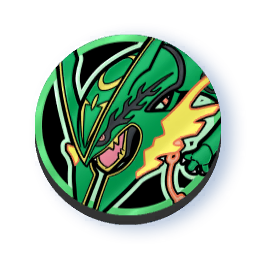 Pièce Pokémon — Méga-Rayquaza