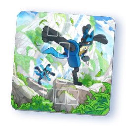Tapis de jeu — Lucario & Riolu
