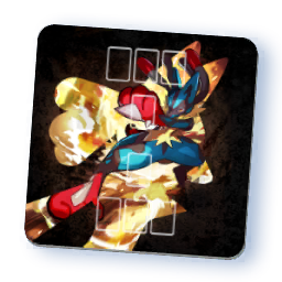 Tapis de jeu — Méga-Lucario