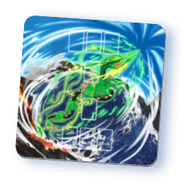 Tapis de jeu — Méga-Rayquaza