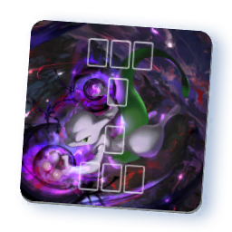 Tapis de jeu — Mewtwo chromatique