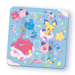 Tapis de jeu — Pichu, Mélo, Magby & Azurill