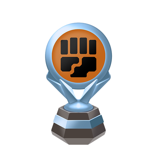 Trophée Cartes Combat — Argent