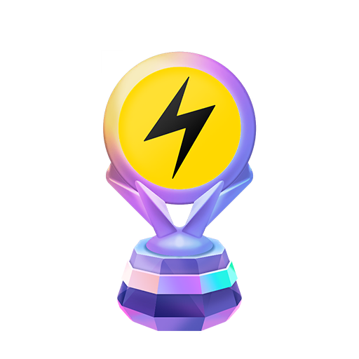 Trophée Cartes Électrique — Arc-en-ciel