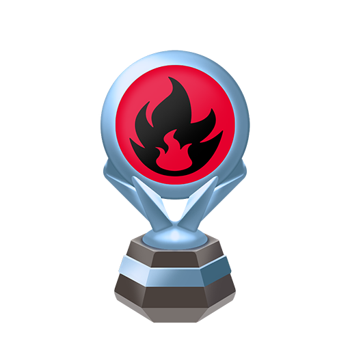Trophée Cartes Feu — Argent