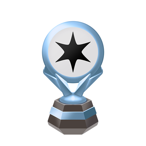 Trophée Cartes Incolore — Argent