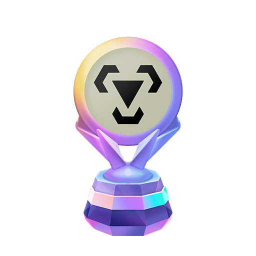 Trophée Cartes Métal — Arc-en-ciel
