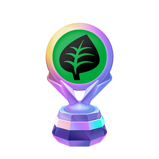 Trophée Cartes Plante — Arc-en-ciel